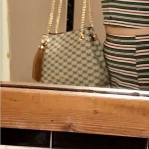 Michael Kors purse jet set chained messenger bag